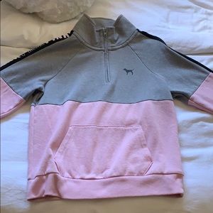 VS pink half zip